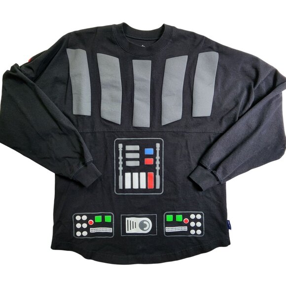 Star Wars Spirit Jersey Darth Vader Adult Long Sleeve Top S By Disney - Picture 1 of 7